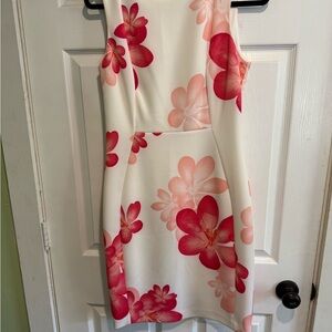 Calvin Klein Pink Floral Mini Dress